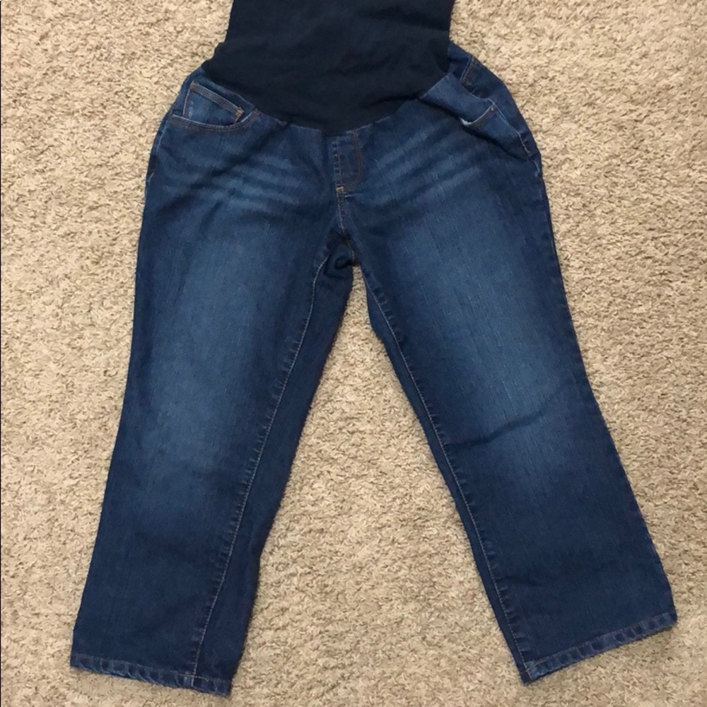 Motherhood maternity jean capris